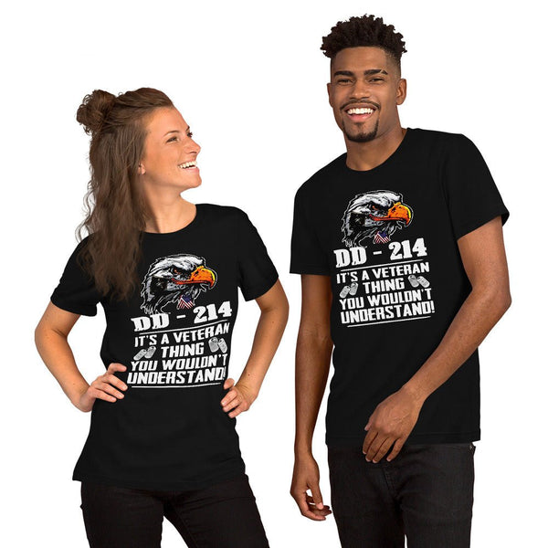 DD214 Unisex T-Shirt - Beguiling Phenix Boutique