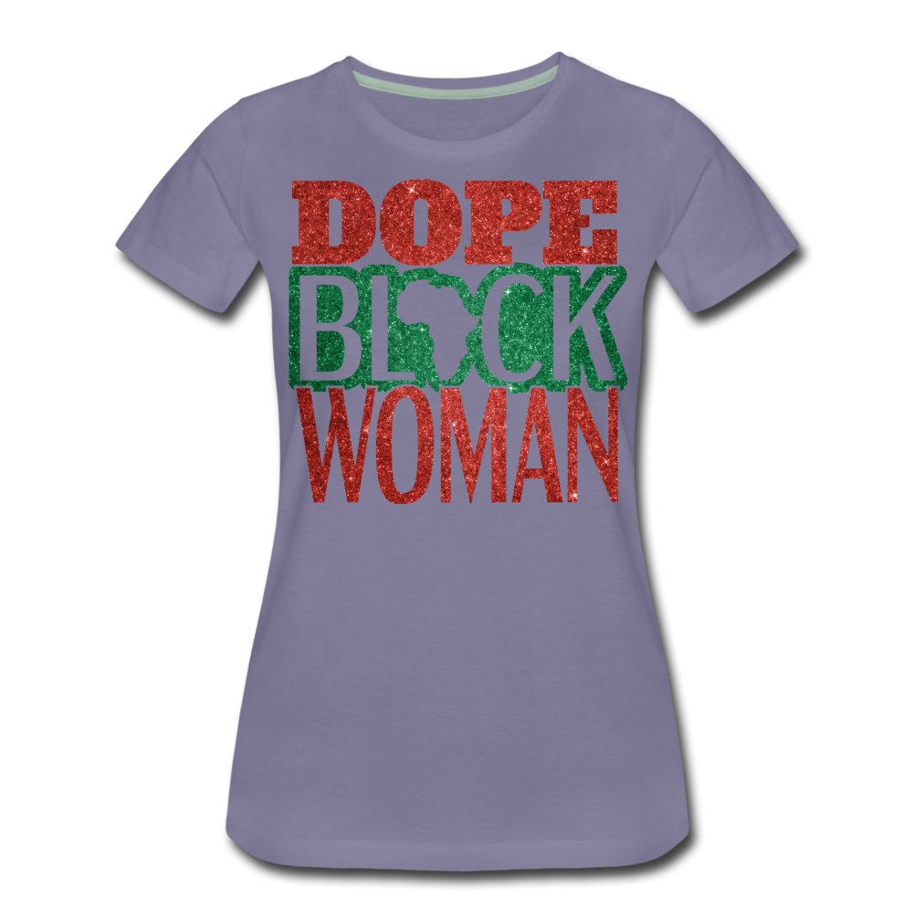 Dope Black Woman Women’s Shirt-Glitter - Beguiling Phenix Boutique
