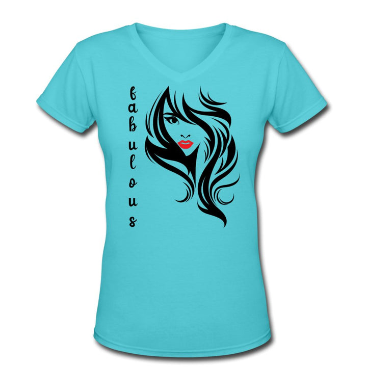 Fabulous Women's V-Neck Shirt - Beguiling Phenix Boutique