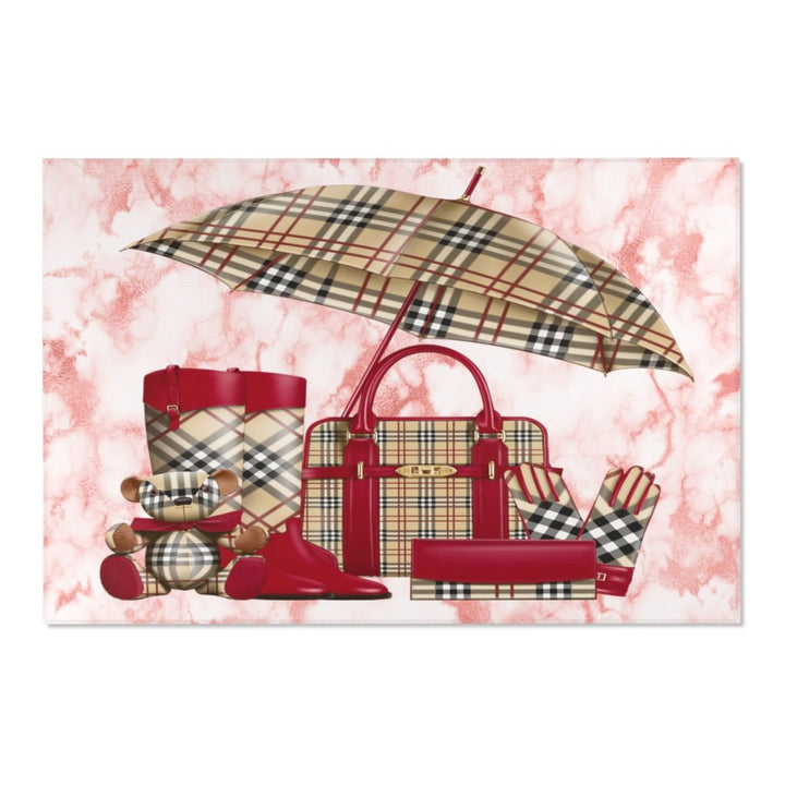 Fashionista Area Rug (red) - Beguiling Phenix Boutique