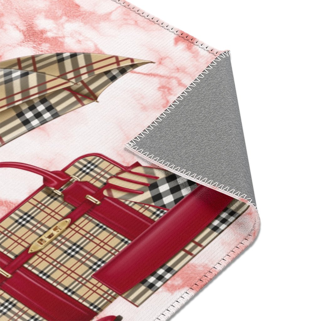 Fashionista Area Rug (red) - Beguiling Phenix Boutique