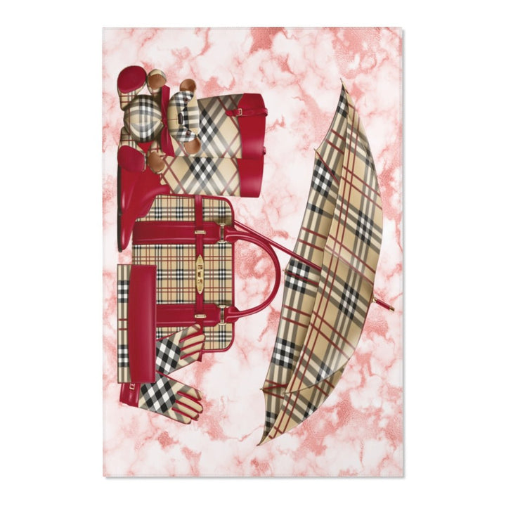 Fashionista Area Rug (red) - Beguiling Phenix Boutique