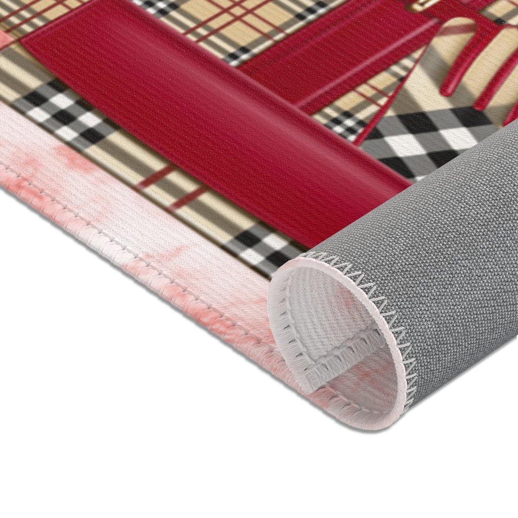Fashionista Area Rug (red) - Beguiling Phenix Boutique