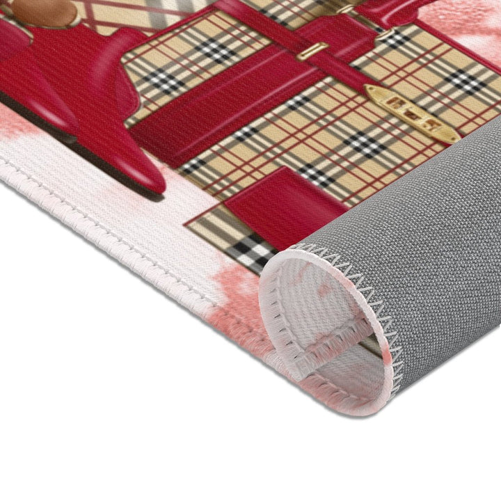 Fashionista Area Rug (red) - Beguiling Phenix Boutique