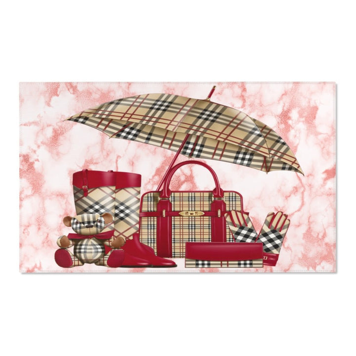 Fashionista Area Rug (red) - Beguiling Phenix Boutique