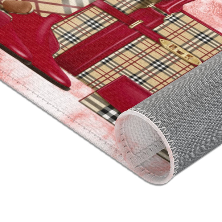 Fashionista Area Rug (red) - Beguiling Phenix Boutique