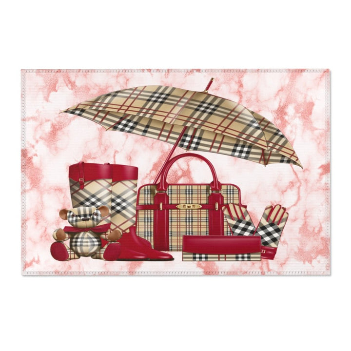 Fashionista Area Rug (red) - Beguiling Phenix Boutique