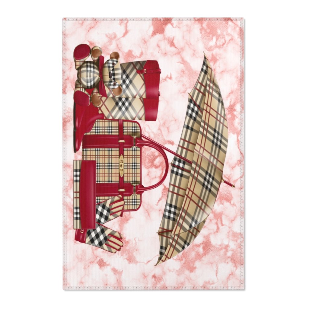 Fashionista Area Rug (red) - Beguiling Phenix Boutique