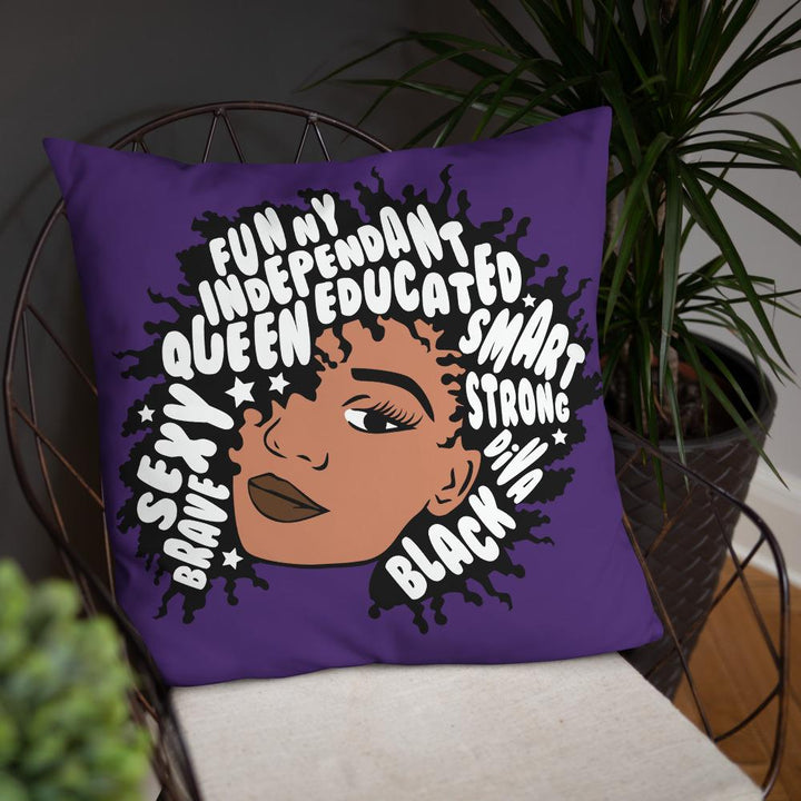 Funny Independent Queen Throw Pillow - Beguiling Phenix Boutique