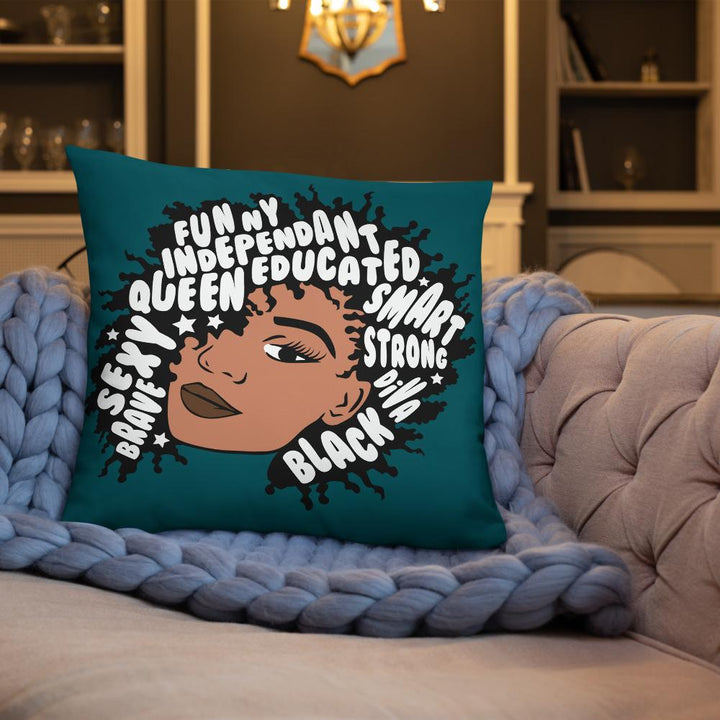 Funny Independent Queen Throw Pillow - Beguiling Phenix Boutique