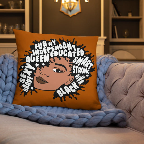 Funny Independent Queen Throw Pillow - Beguiling Phenix Boutique