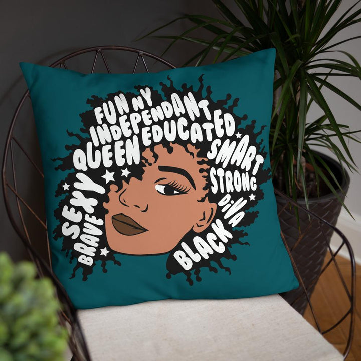 Funny Independent Queen Throw Pillow - Beguiling Phenix Boutique