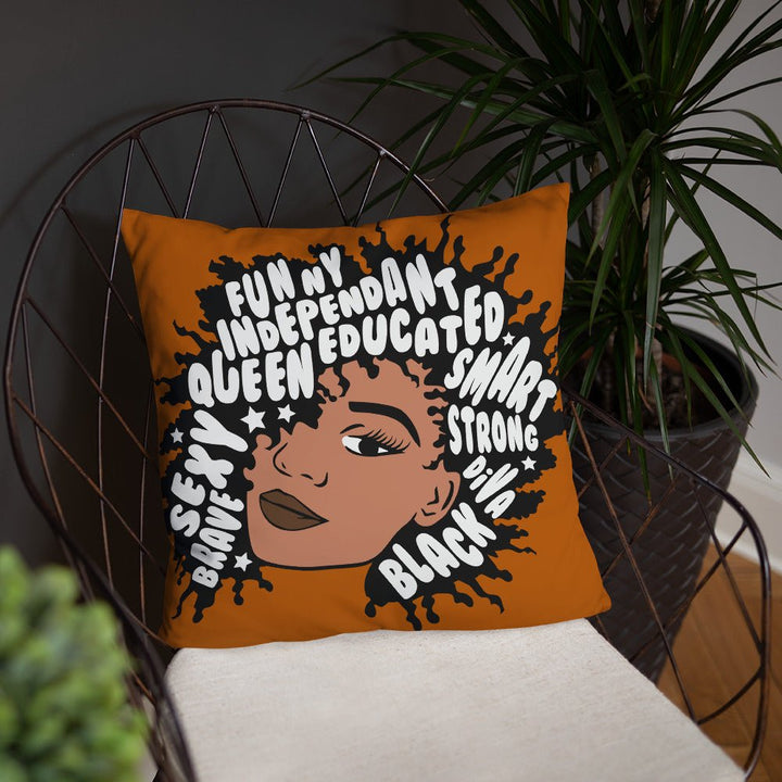 Funny Independent Queen Throw Pillow - Beguiling Phenix Boutique