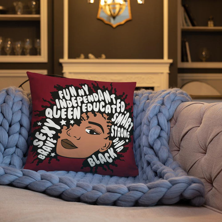 Funny Independent Queen Throw Pillow - Beguiling Phenix Boutique