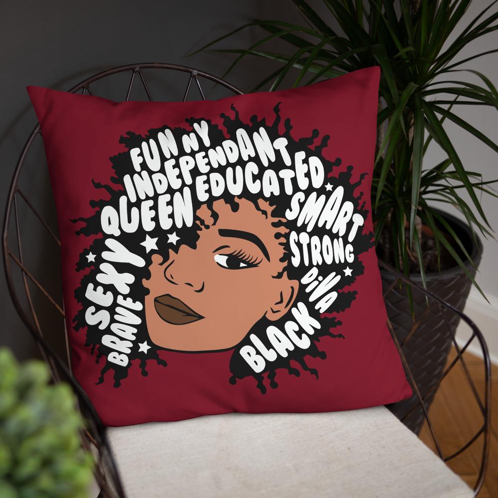 Funny Independent Queen Throw Pillow - Beguiling Phenix Boutique
