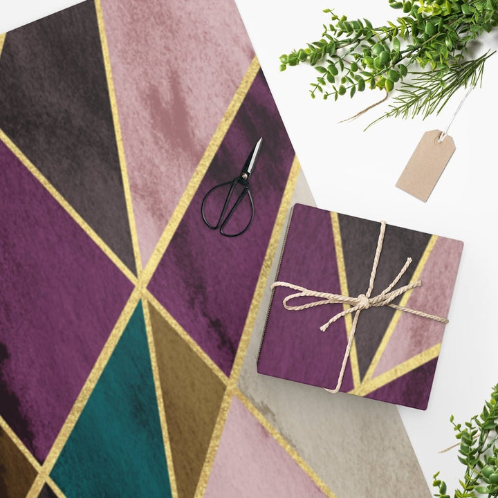 Geometric Shapes Wrapping Paper - Beguiling Phenix Boutique