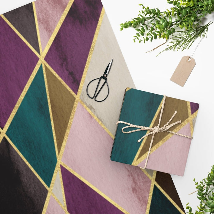 Geometric Shapes Wrapping Paper - Beguiling Phenix Boutique