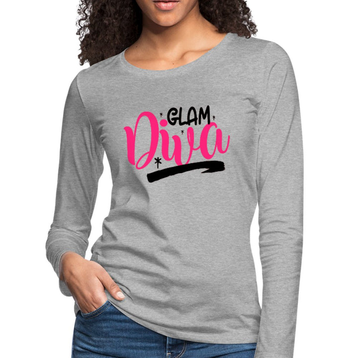 Glam Diva Long Sleeve Ladies Shirt - Beguiling Phenix Boutique