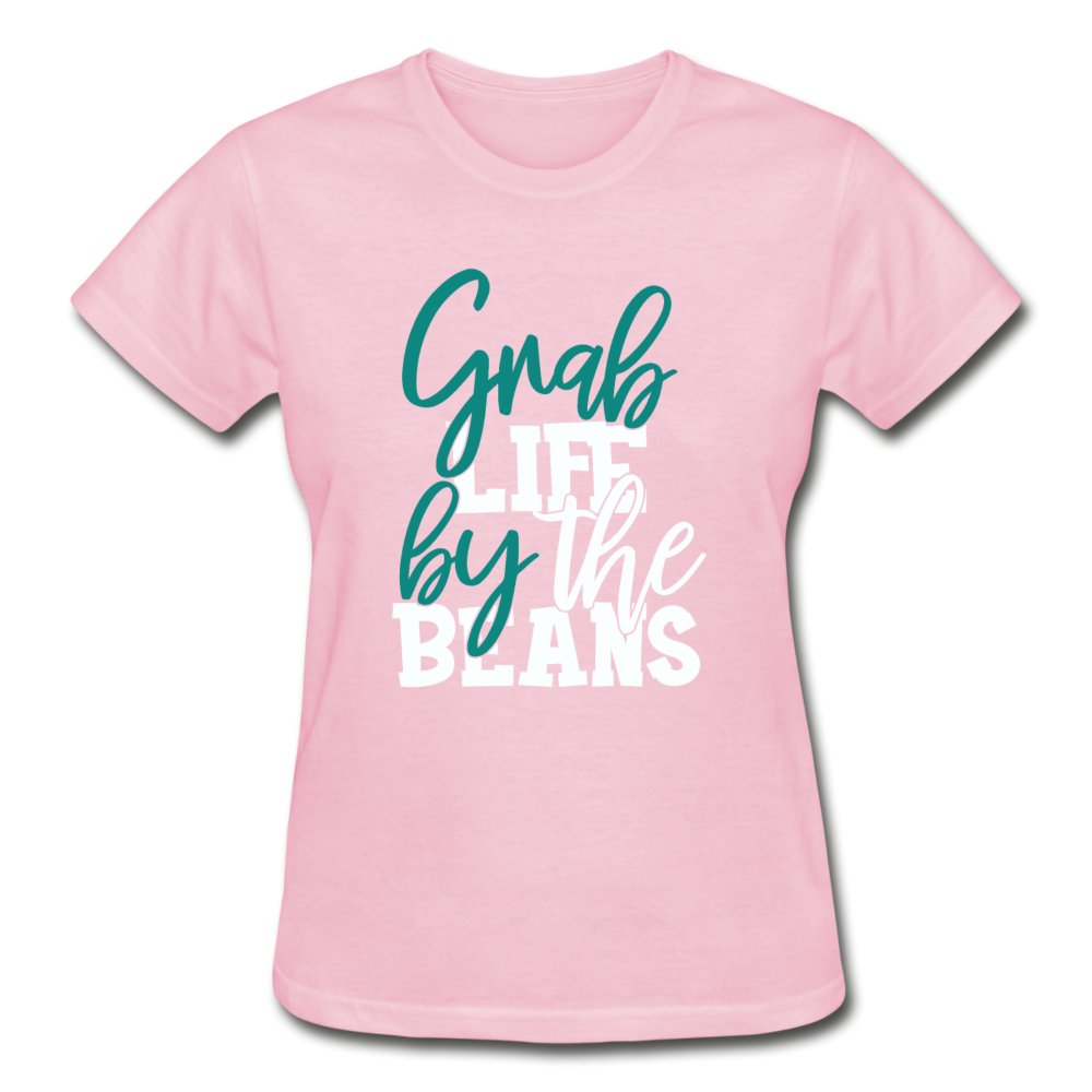 Grab Life By The Beans Cotton Ladies Shirt - Beguiling Phenix Boutique