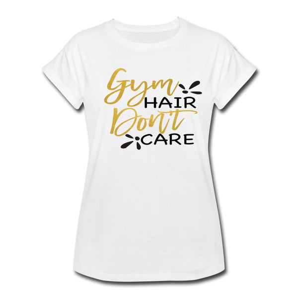 Gym Hair Don't Care Ladies Shirt - Beguiling Phenix Boutique