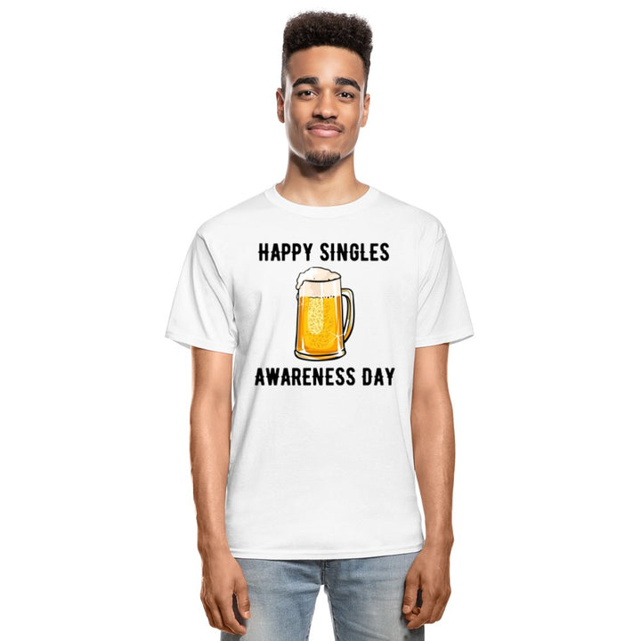 Happy Singles Awareness Day Tagless T-Shirt - Beguiling Phenix Boutique