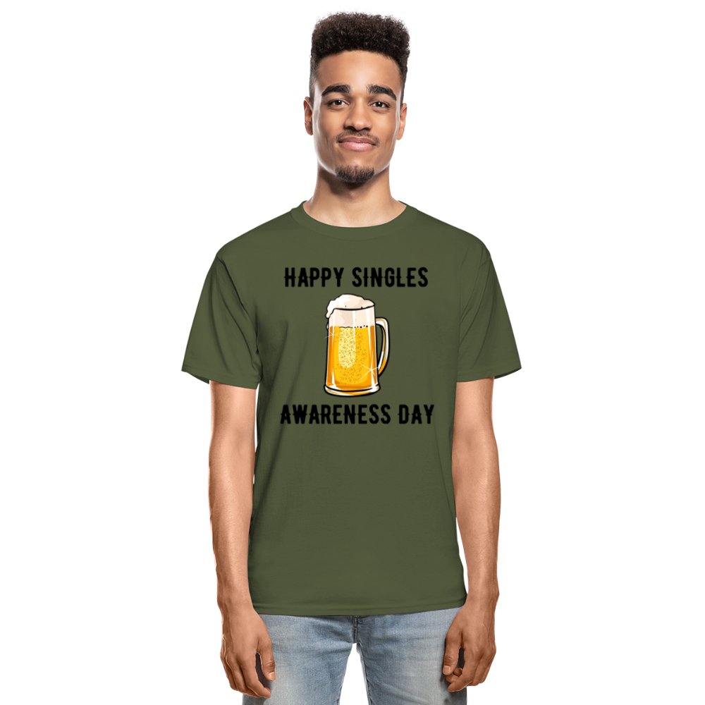 Happy Singles Awareness Day Tagless T-Shirt - Beguiling Phenix Boutique