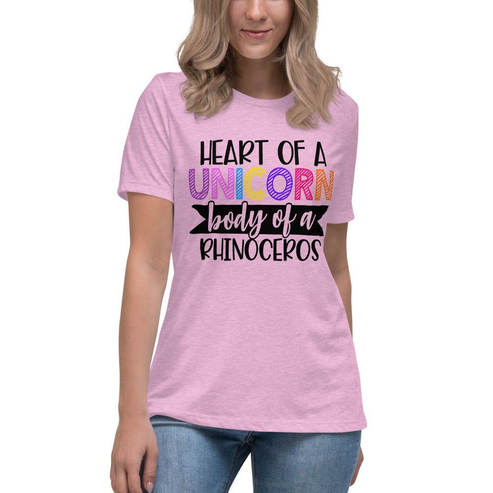 Heart Of A Unicorn Women's Relaxed Shirt - Beguiling Phenix Boutique
