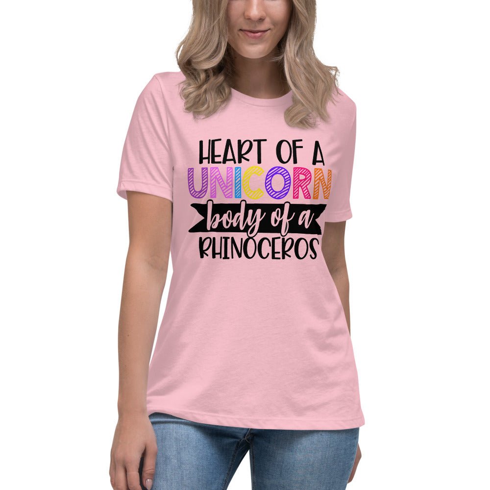 Heart Of A Unicorn Women's Relaxed Shirt - Beguiling Phenix Boutique