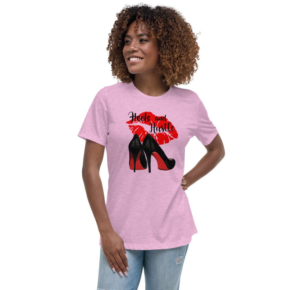 Heels & Hustle Women's Relaxed T-Shirt - Beguiling Phenix Boutique