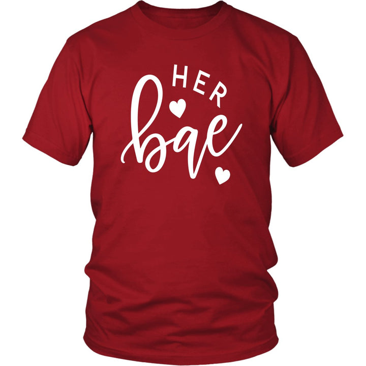 Her Bae His Bae Couple's Shirt - Beguiling Phenix Boutique