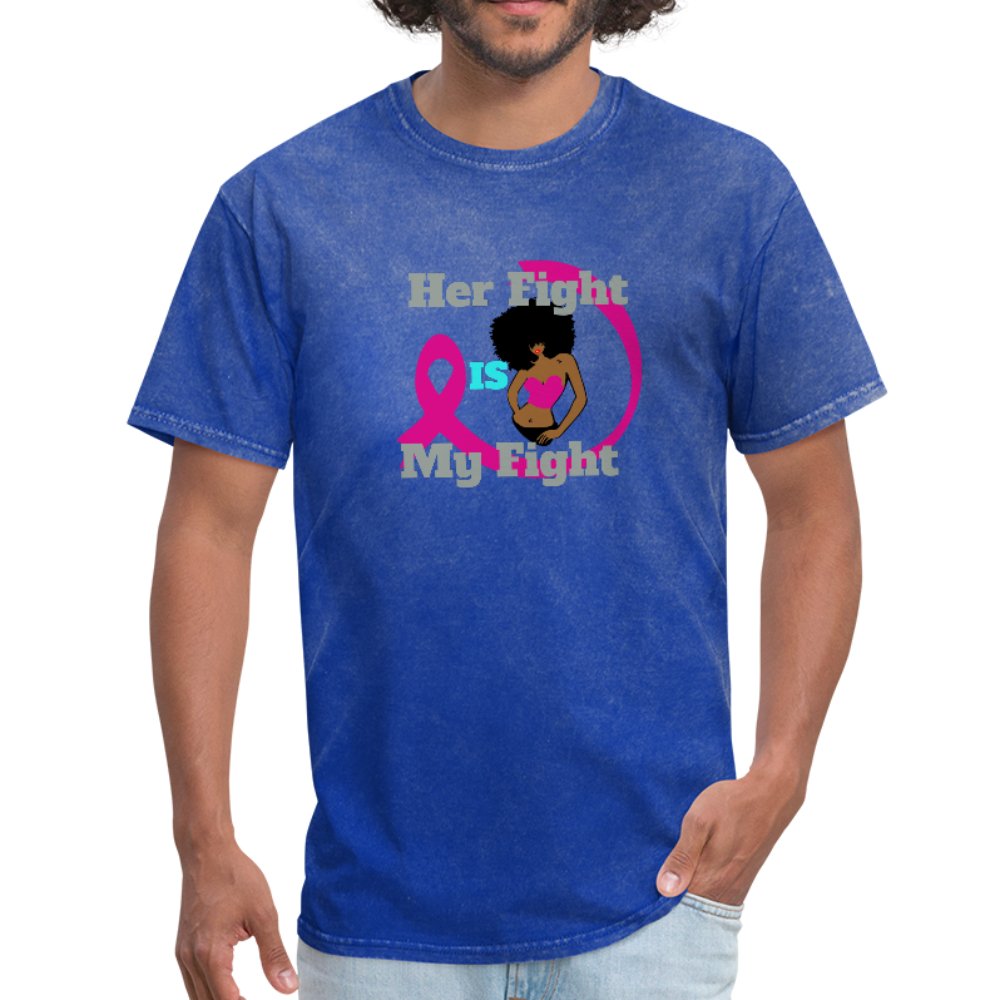 Her Fight Is My Fight Breast Cancer Awareness Men's Shirt - Beguiling Phenix Boutique