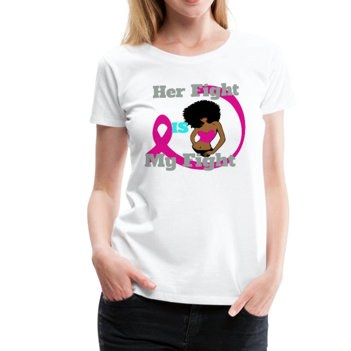 Her Fight Is My Fight Ladies Cancer Awareness Shirt - Beguiling Phenix Boutique