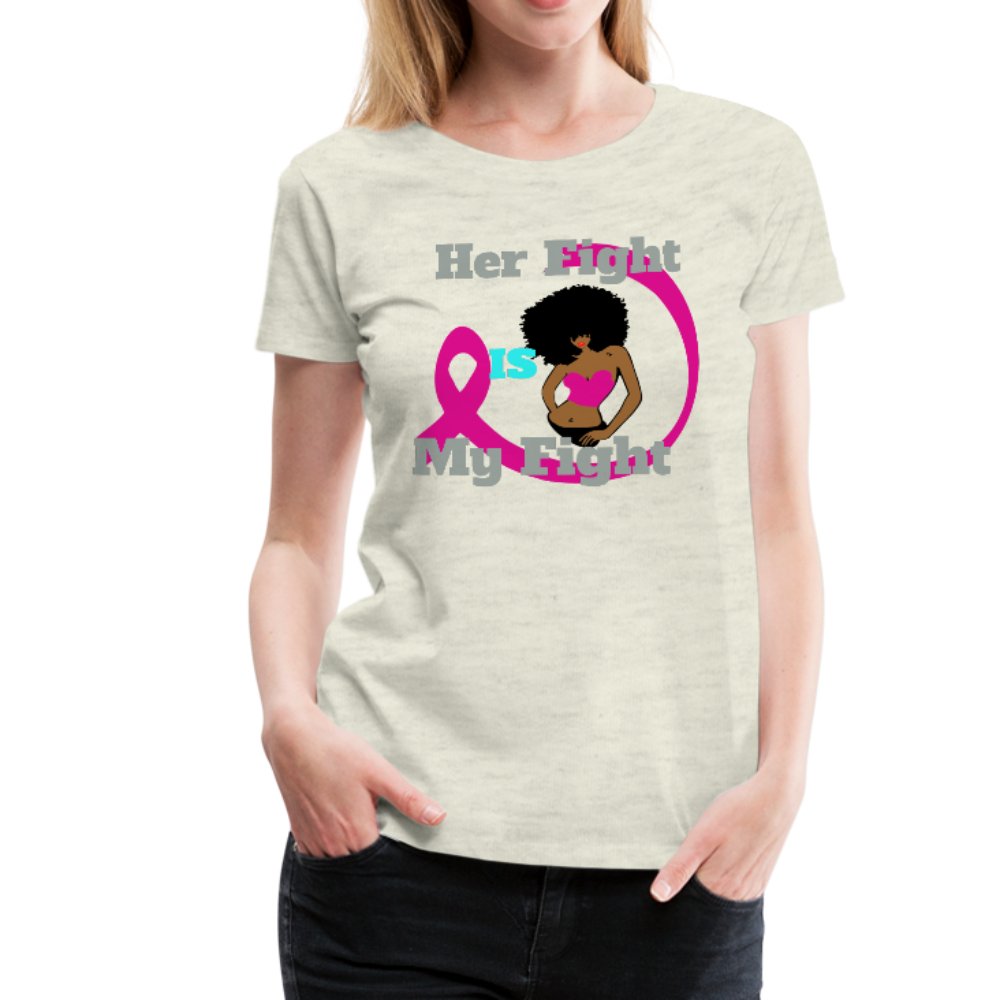 Her Fight Is My Fight Ladies Cancer Awareness Shirt - Beguiling Phenix Boutique