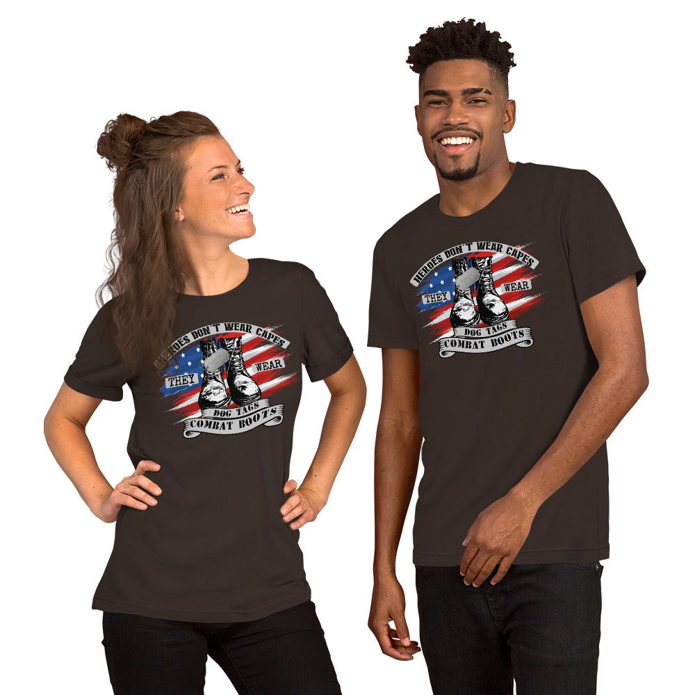 Heroes Don't Wear Capes Unisex T-Shirt - Beguiling Phenix Boutique
