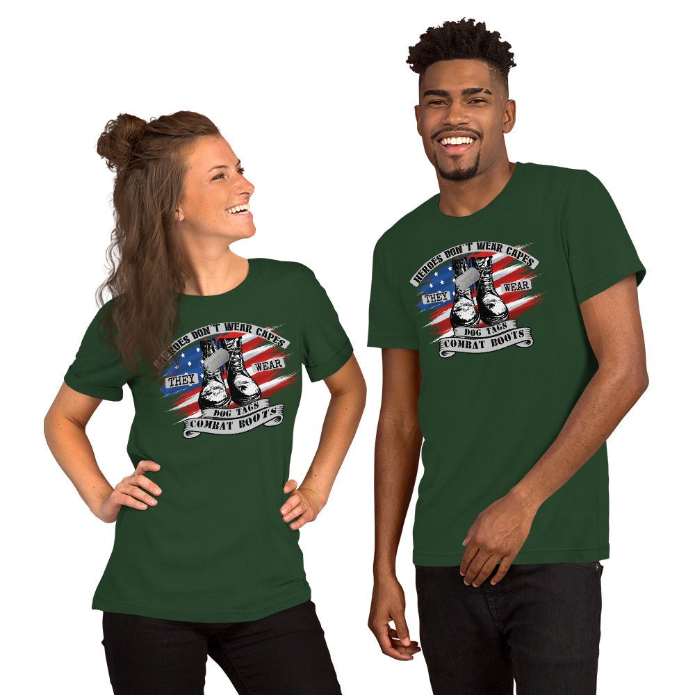 Heroes Don't Wear Capes Unisex T-Shirt - Beguiling Phenix Boutique