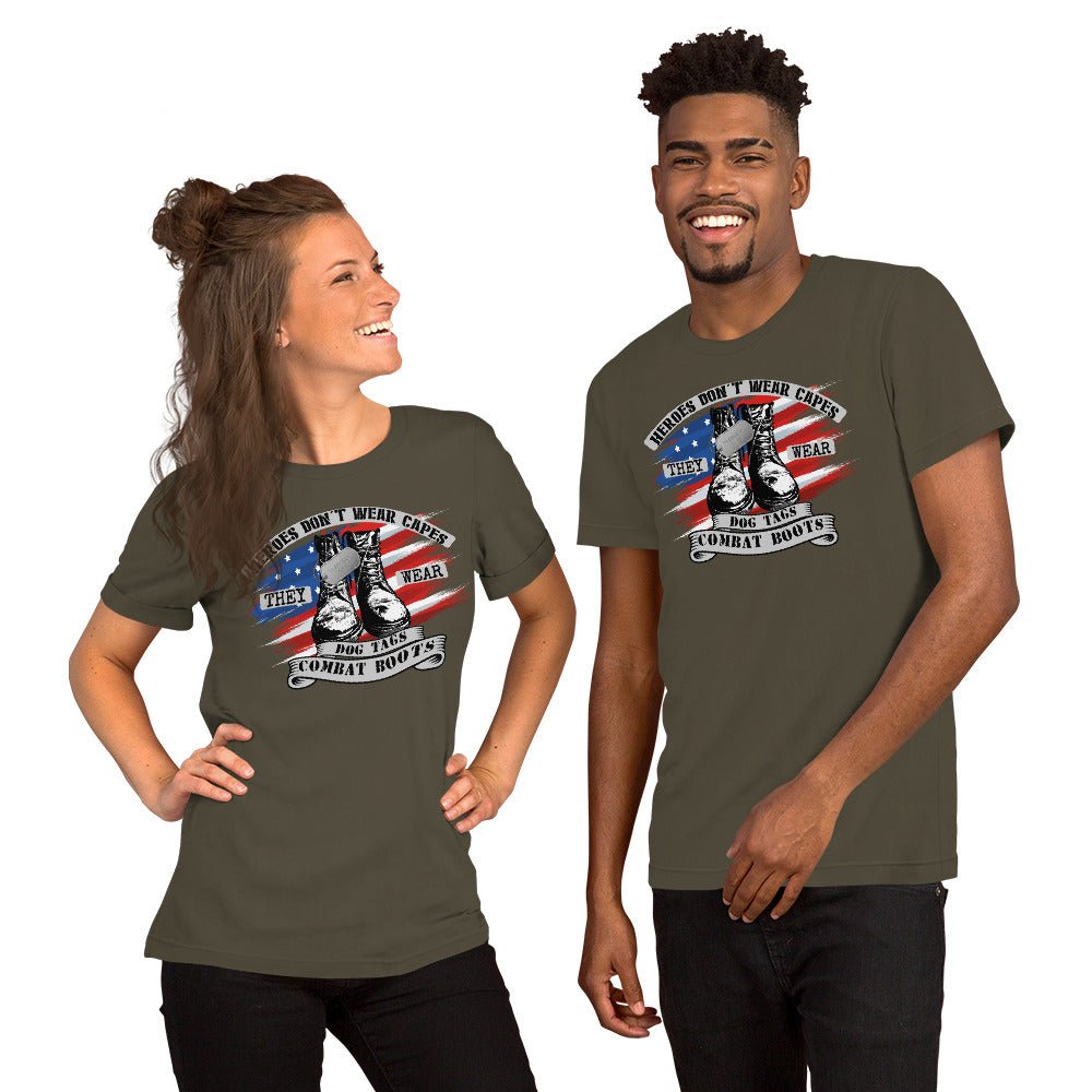 Heroes Don't Wear Capes Unisex T-Shirt - Beguiling Phenix Boutique