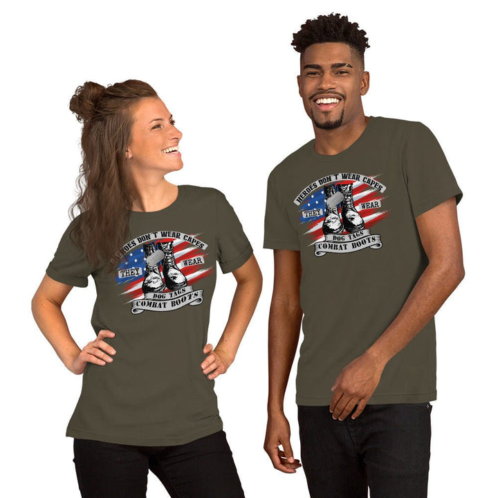 Heroes Don't Wear Capes Unisex T-Shirt - Beguiling Phenix Boutique
