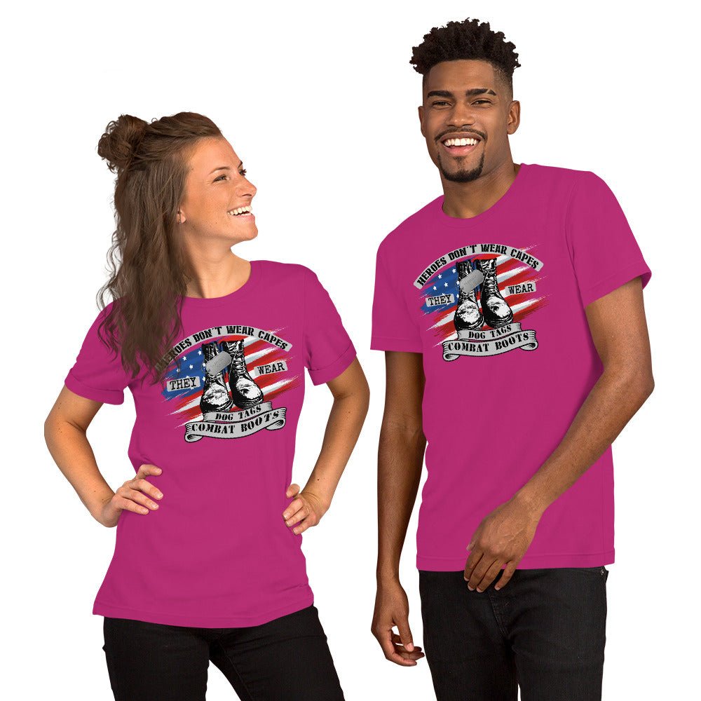 Heroes Don't Wear Capes Unisex T-Shirt - Beguiling Phenix Boutique