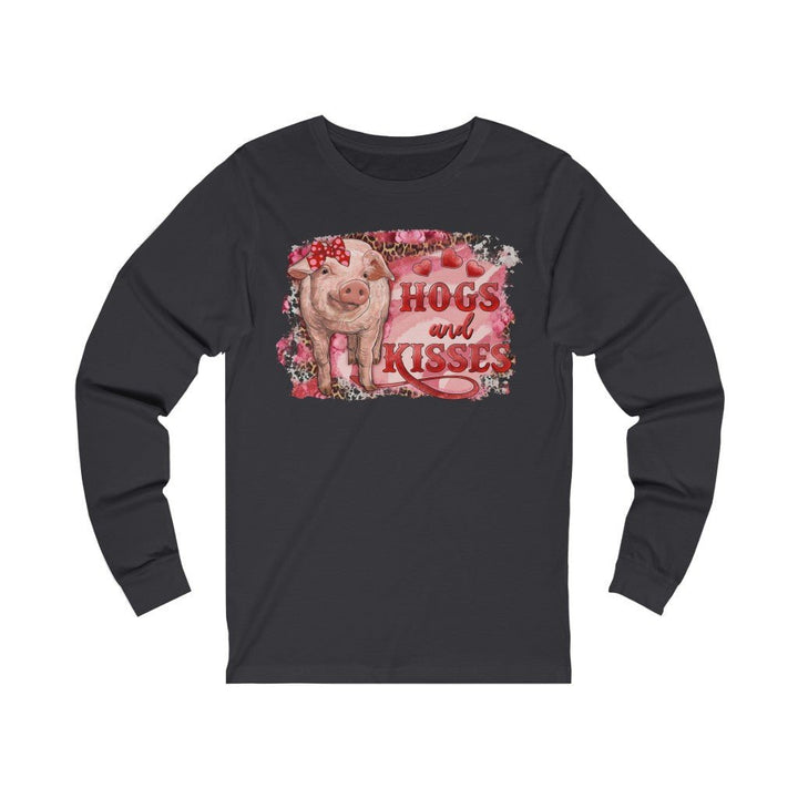 Hogs and Kisses Unisex Jersey Long Sleeve Tee - Beguiling Phenix Boutique