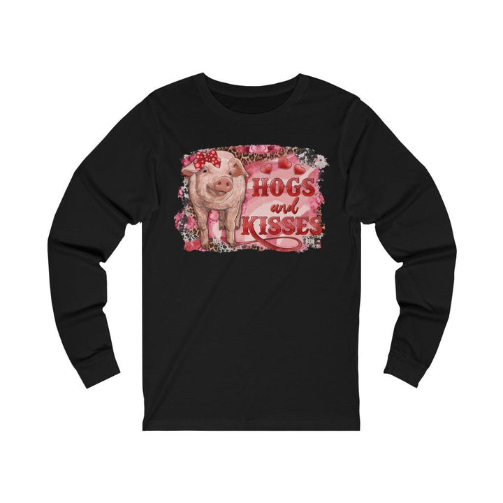 Hogs and Kisses Unisex Jersey Long Sleeve Tee - Beguiling Phenix Boutique