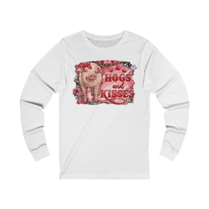 Hogs and Kisses Unisex Jersey Long Sleeve Tee - Beguiling Phenix Boutique