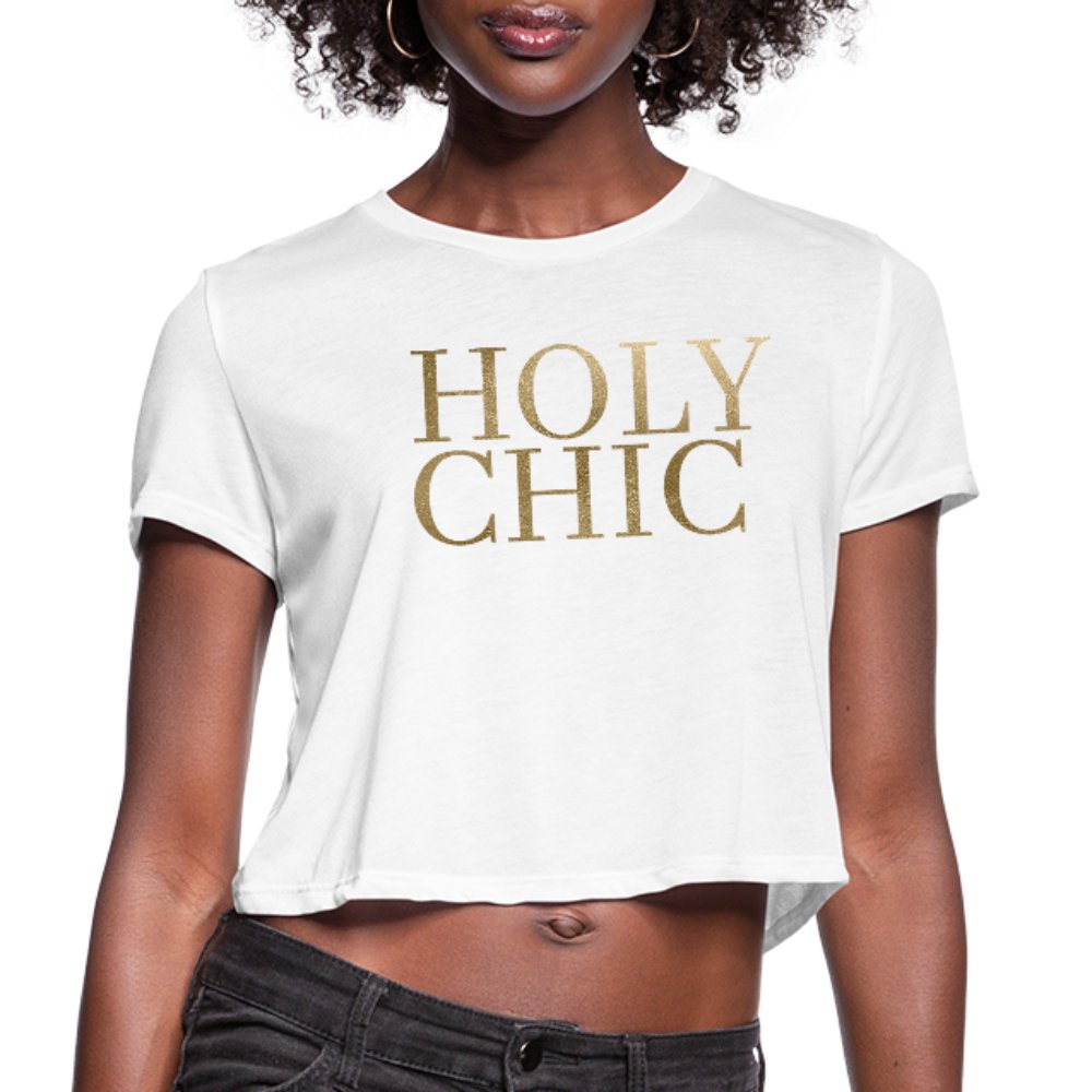 Holy Chic Cropped Shirt - Beguiling Phenix Boutique