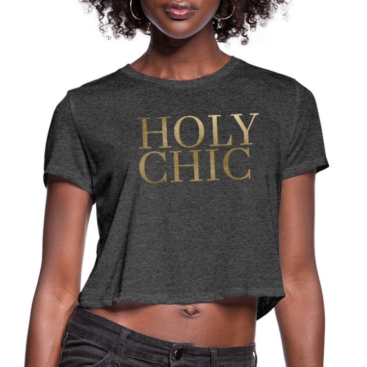 Holy Chic Cropped Shirt - Beguiling Phenix Boutique