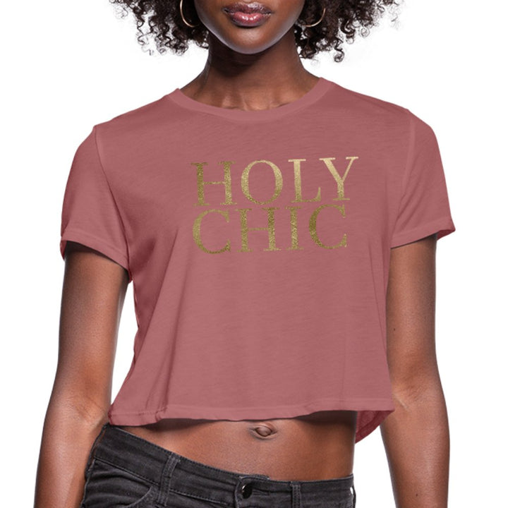Holy Chic Cropped Shirt - Beguiling Phenix Boutique