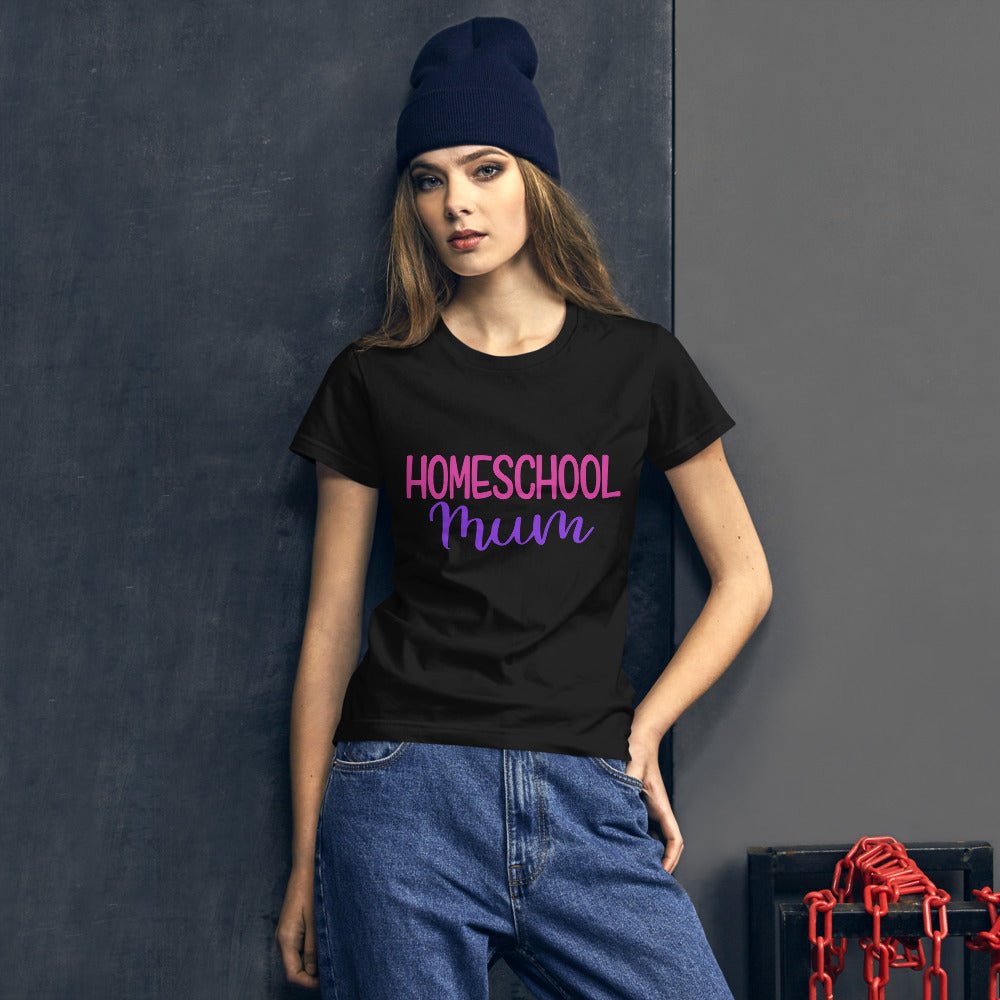 Homeschool Mum Women's Short Sleeve Shirt - Beguiling Phenix Boutique