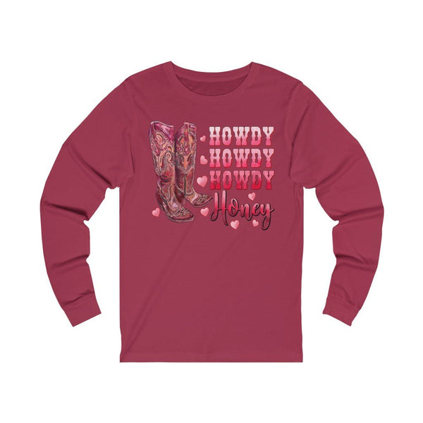 Howdy Honey Unisex Jersey Long Sleeve Tee - Beguiling Phenix Boutique