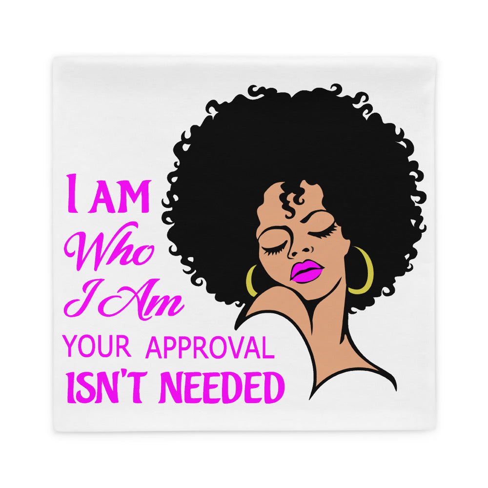 I Am Who I Am Throw Pillow Cover-White - Beguiling Phenix Boutique