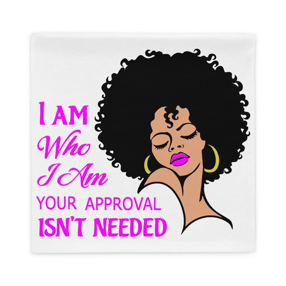 I Am Who I Am Throw Pillow Cover-White - Beguiling Phenix Boutique
