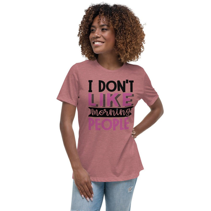 I Don't Like Morning People Women's Shirt - Beguiling Phenix Boutique