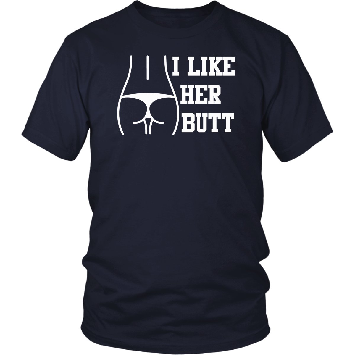I Like Her Butt/I Like His Beard Couple's Shirt - Beguiling Phenix Boutique